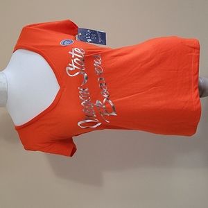 NEW Oregon State Beavers Blender Color Foil Letters Cap sleeve T-shirt Junrs Med